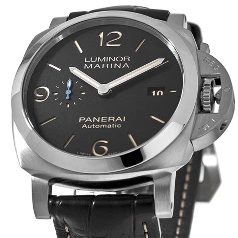 Panerai Luminor Marina Automatic Black Dial Men's Watch 